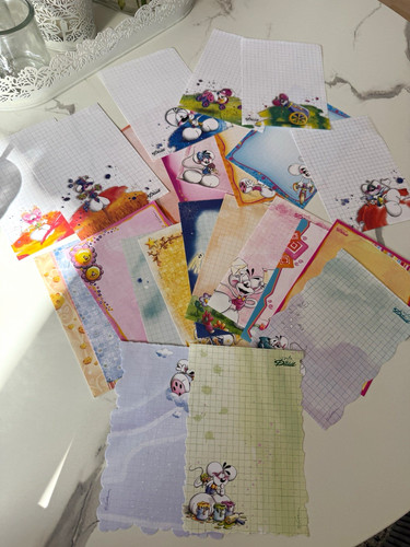 Diddl briefpapier set konvolut - briefpapier, set/konvolut
