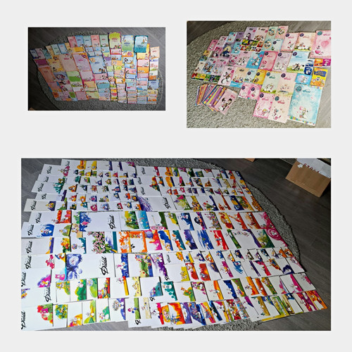 100x gemischte diddl - gemischte, diddl-blätter