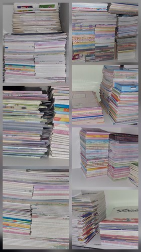 100x gemischte diddl blätter - 100x, diddl-blätter